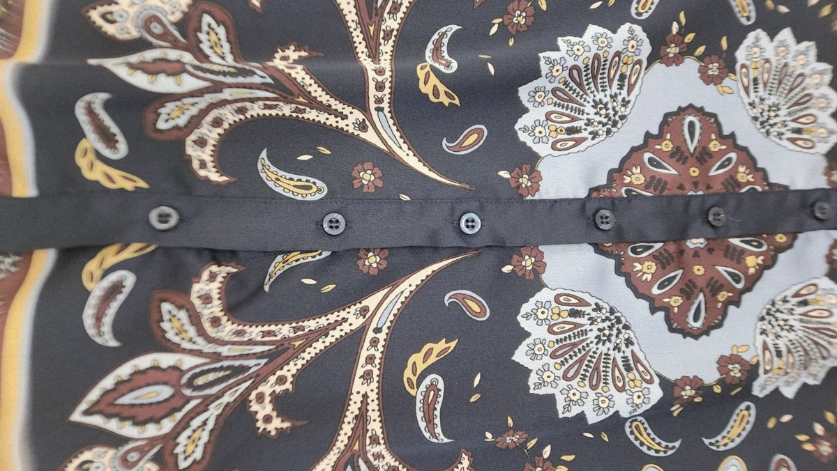 Detalle real de la tela