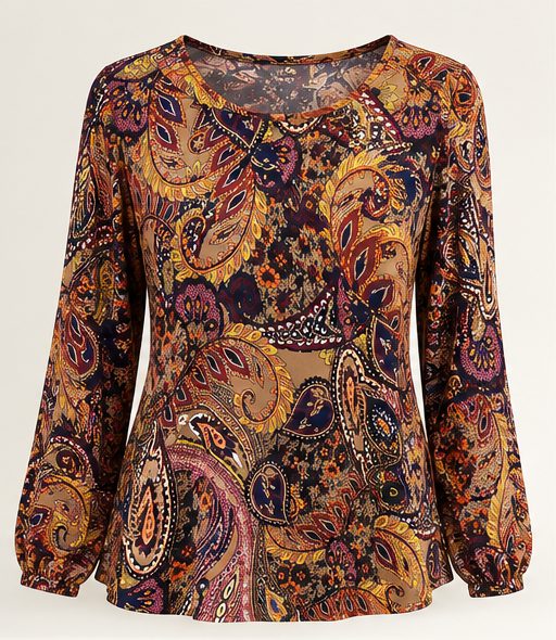 Blusa estampado paisley