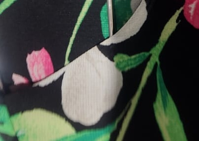 Detalle real de la tela
