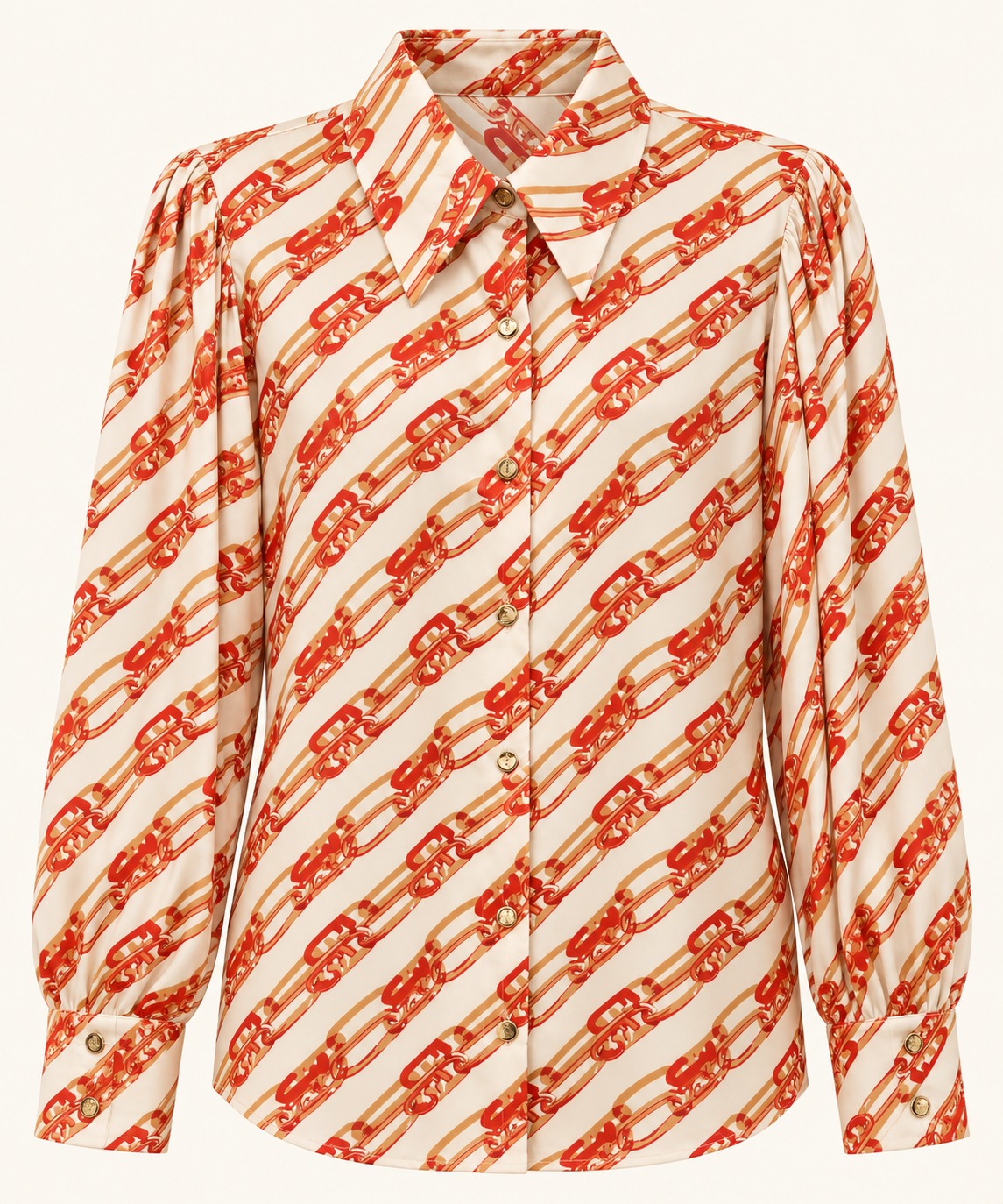 Blusa estampado de cadenas